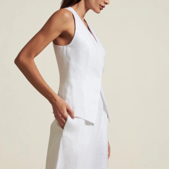 KALLMEYER Dauphine linen vest size L - BNWT - Picture 2 of 9